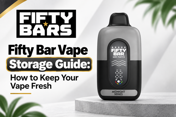 Fifty Bar Vape Storage Guide: How to Keep Your Vape Fresh