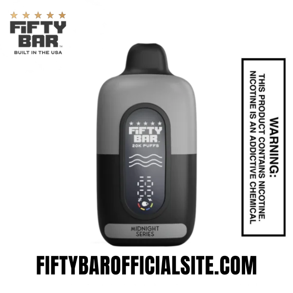 Iced Strawberry Pear Fifty Bar 20K Midnight Series Disposable Vape
