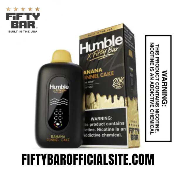 Banana Funnel Cake Humble X Fifty Bar 20000 Puffs Disposable
