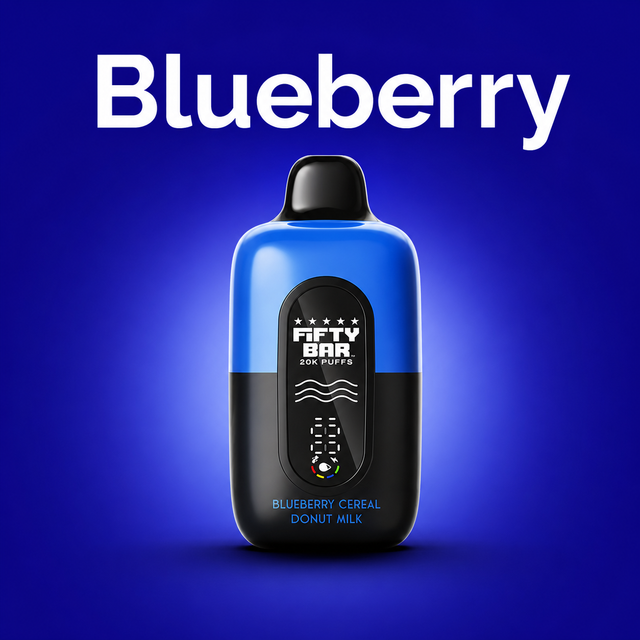 Fifty Bar Blueberry Vapes