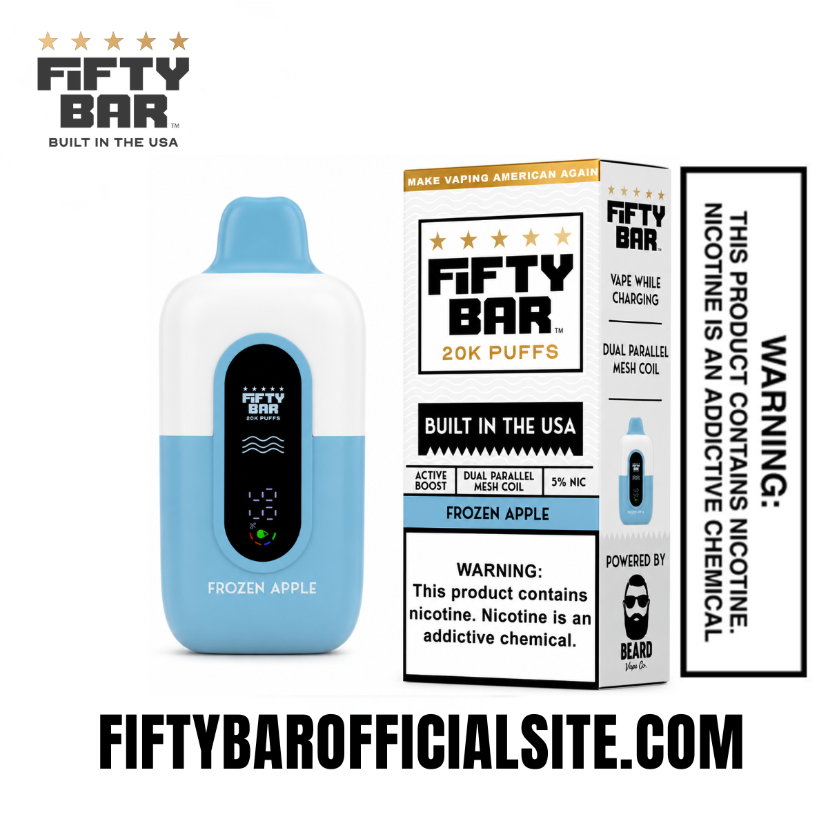 Frozen Apple Fifty Bar V2 20K 