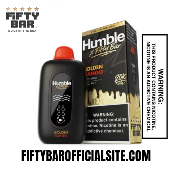 Golden Mango Humble X Fifty Bar 20000 Puffs Disposable