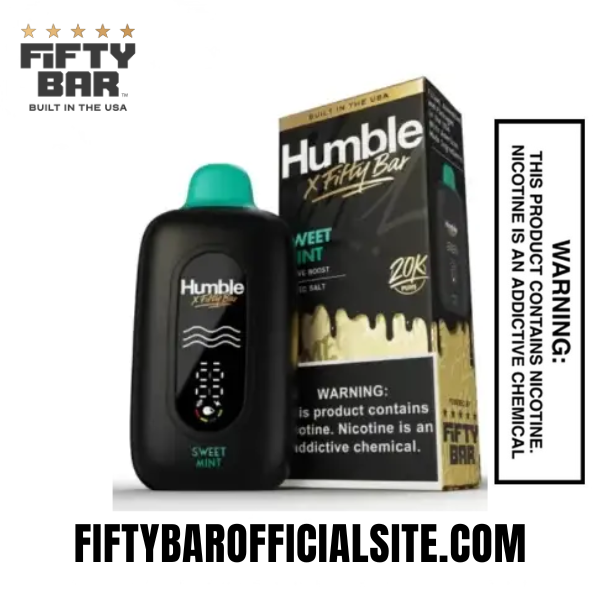 Sweet Mint Humble X Fifty Bar 20000 Puffs Disposable