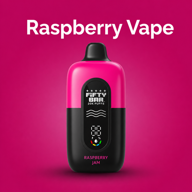 Fifty Bars Raspberry Vapes