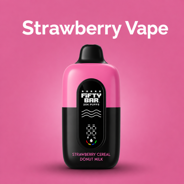 Fifty Bars Strawberry Vapes