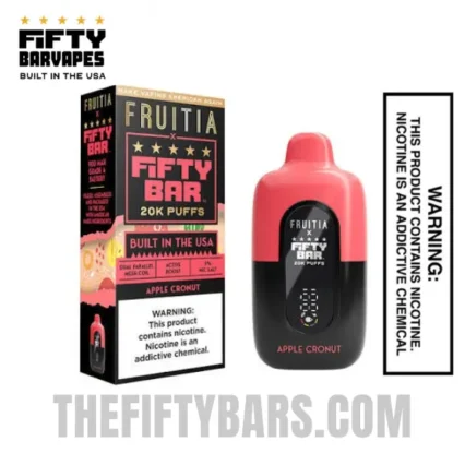 Apple Cronut Fruitia X Fifty Bar 20K Puffs Disposable Vape