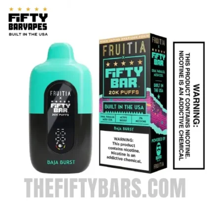 Baja Burst Fruitia X Fifty Bar 20K Puffs Disposable Vape