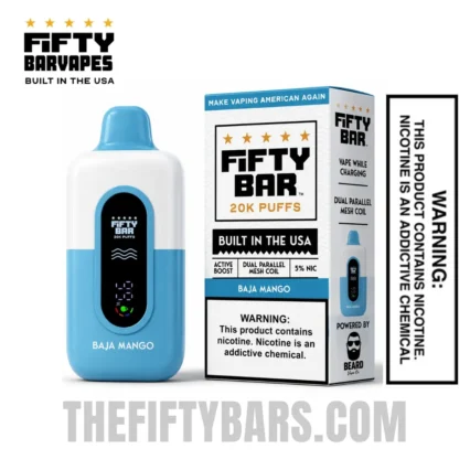 Baja Mango Fifty Bar V2 20K Puffs Disposable Vape