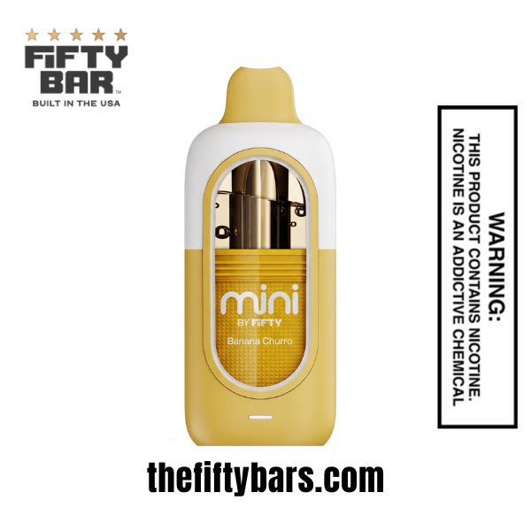 Banana Churro Fifty Bar Mini 6500 Puffs Disposable Vape