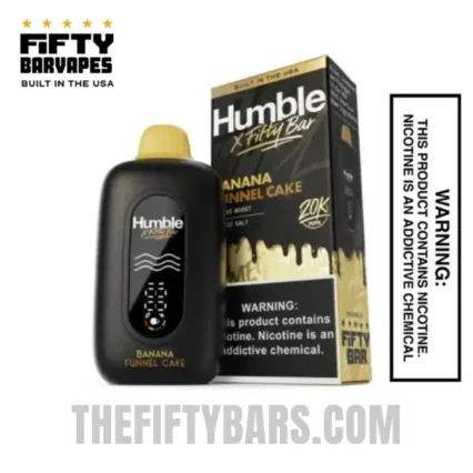 Banana Funnel Cake Humble X Fifty Bar 20K Puffs Disposable Vape