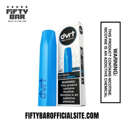 Blue Razz Ice Fifty Bar DVRT 2000
