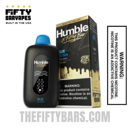 Blue Slush Humble X Fifty Bar 20K Puffs Disposable Vape
