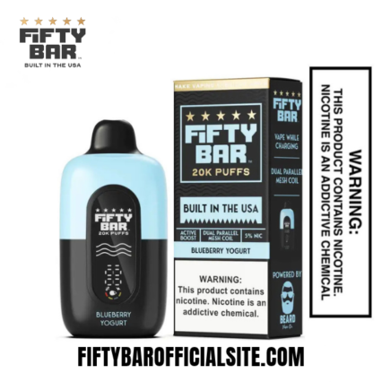 Blueberry Yoghurt Fifty Bar V2 20K Puffs Disposable Vape