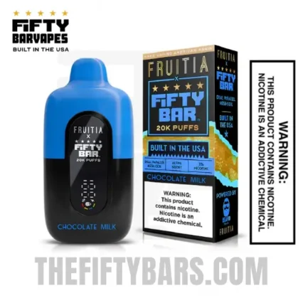 Chocolate Milk Fruitia X Fifty Bar 20K Puffs Disposable Vape