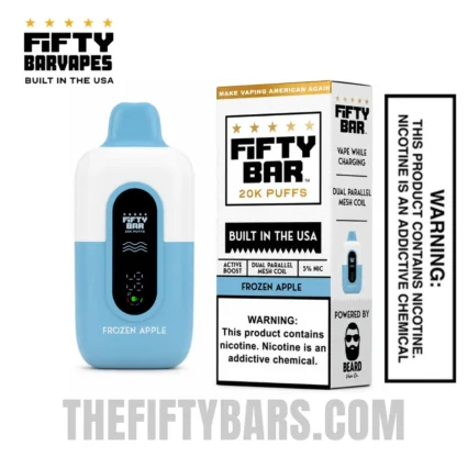 Frozen Apple Fifty Bar V2 20K Puffs Disposable Vape