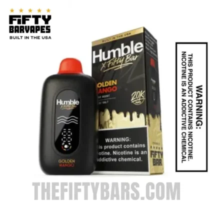 Golden Mango Humble X Fifty Bar 20K Puffs Disposable Vape
