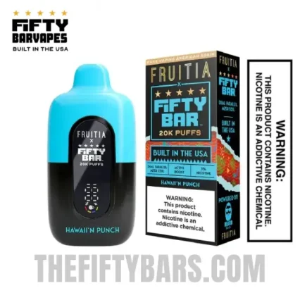 Hawaii’n Punch Fruitia X Fifty Bar 20K Puffs Disposable Vape