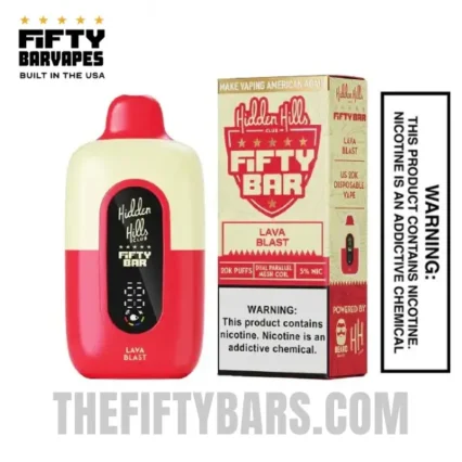 Lava Blast Hidden Hills X Fifty Bar 20K Puffs Disposable Vape