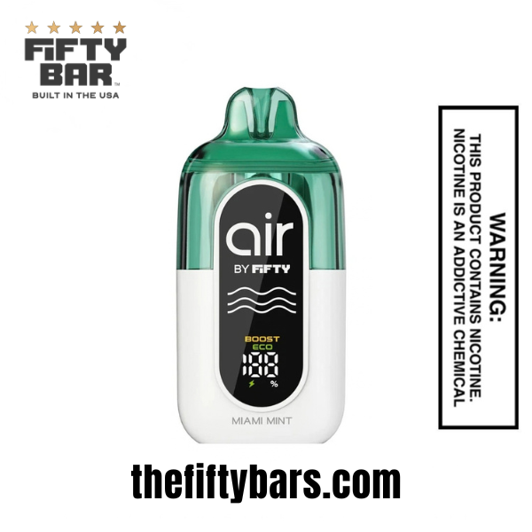 Miami Mint Fifty Bar Air 70K Puffs Disposable Vape