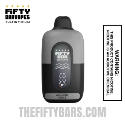 Orange Mint Fifty Bar 20K Midnight Series Disposable Vape