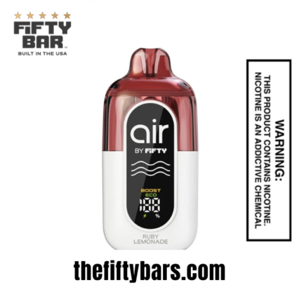Ruby Lemonade Fifty Bar Air 70K Puffs Disposable Vape
