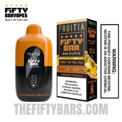 Southern Tobacco Fruitia X Fifty Bar 20K Puffs Disposable Vape