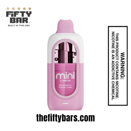 Strawberry Funel Cake Fifty Bar Mini 6500 Puffs Disposable Vape