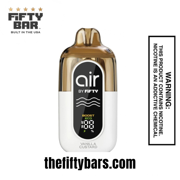 Vanilla Custard Fifty Bar Air 70K Puffs Disposable Vape